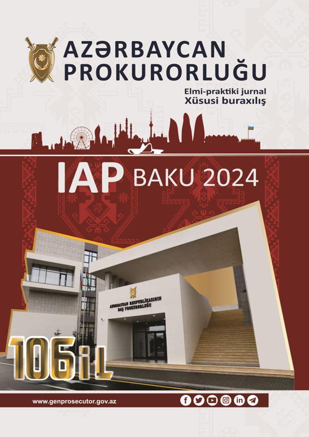 Azərbaycan Prokurorluğu Elmi-praktiki jurnalı - Xüsusi buraxılış 2024