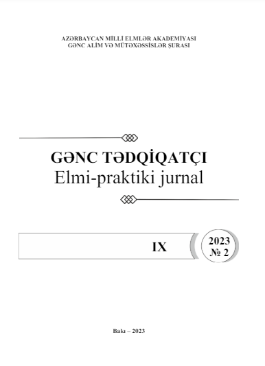 Gənc tədqiqatçı jurnalı №2 2023