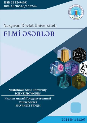 Elmi əsərlər. İctimai elmlər seriyası jurnalı №1 2024