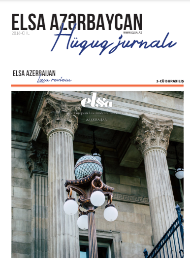 ELSA Azərbaycan - Hüquq jurnalı №3