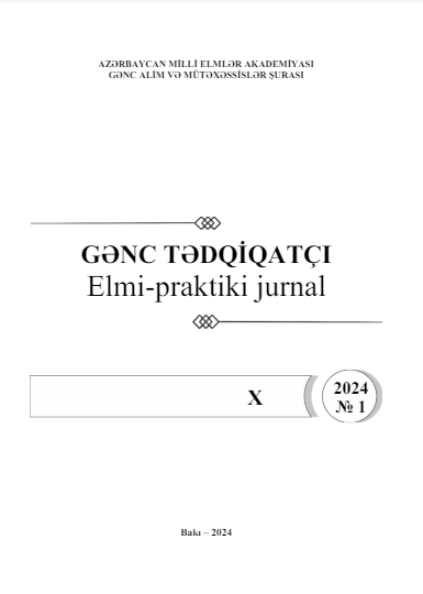 Gənc tədqiqatçı jurnalı №1 2024