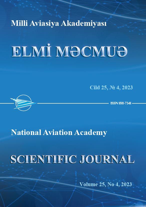 Milli Aviasiya Akademiyası “Elmi məcmuə” jurnalı Cild 25 №4 2023