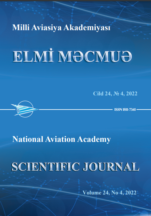 Elmi Məcmuələr Jurnalı Cild 24 №4 2022