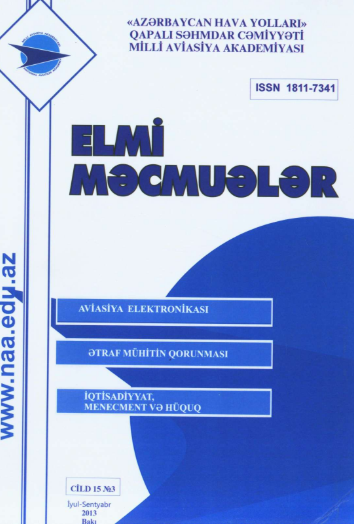 Elmi Məcmuələr Jurnalı Cild 15 №3 2013