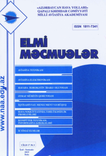 Elmi Məcmuələr Jurnalı Cild 17 №3 2015