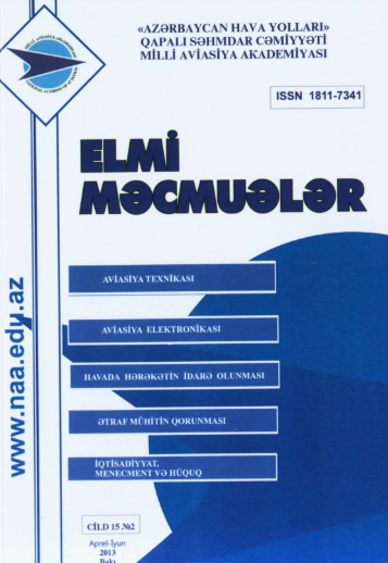 Elmi Məcmuələr Jurnalı Cild 15 №2 2013