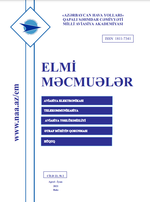Elmi Məcmuələr Jurnalı Cild 23 №2 2021