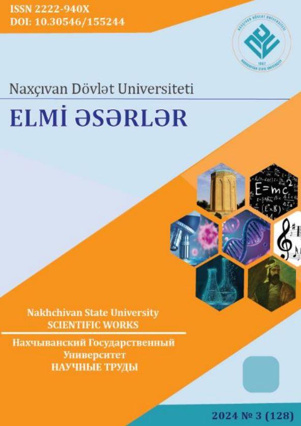 Elmi əsərlər. İctimai elmlər seriyası jurnalı №3 2024