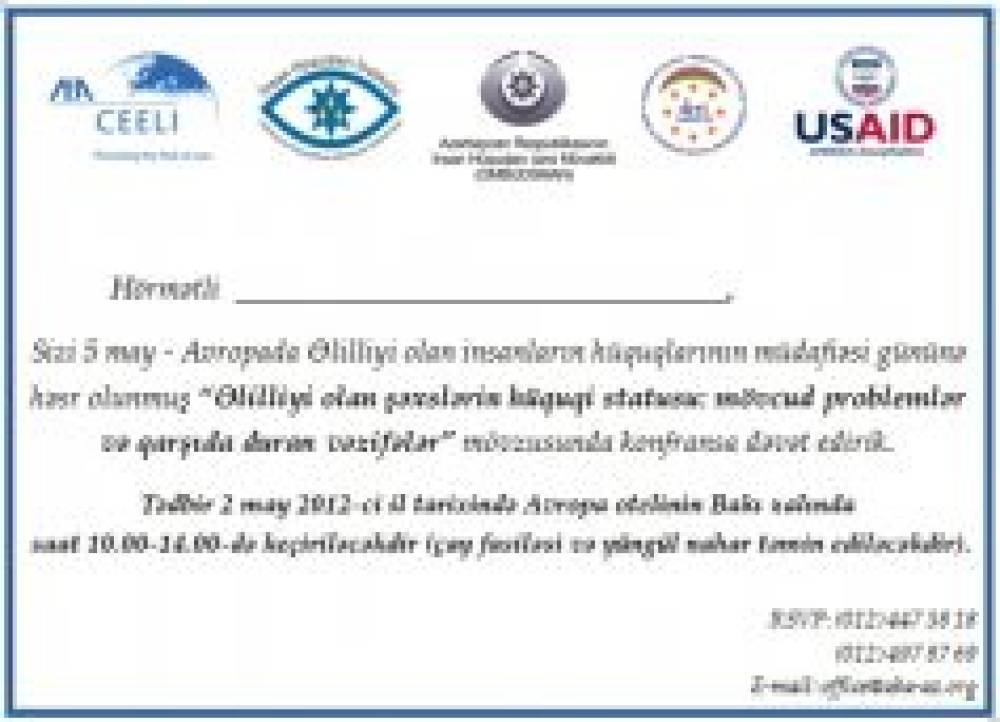 Legal status of persons with disabilities: problems and responsibilities on the agenda