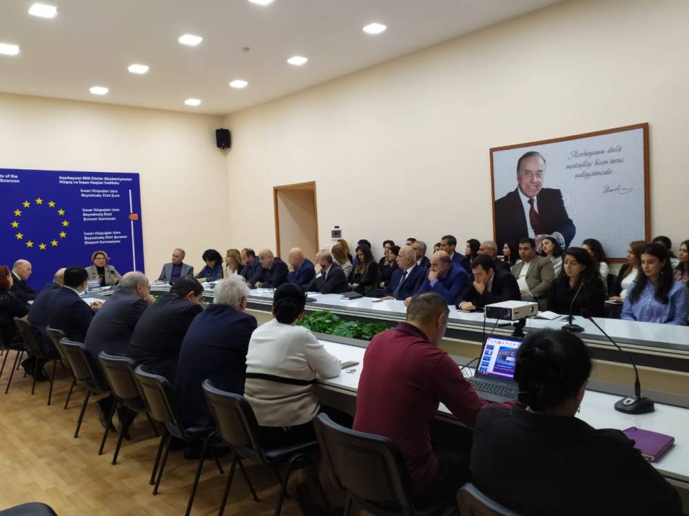 Annual reporting meeting of our institute was held