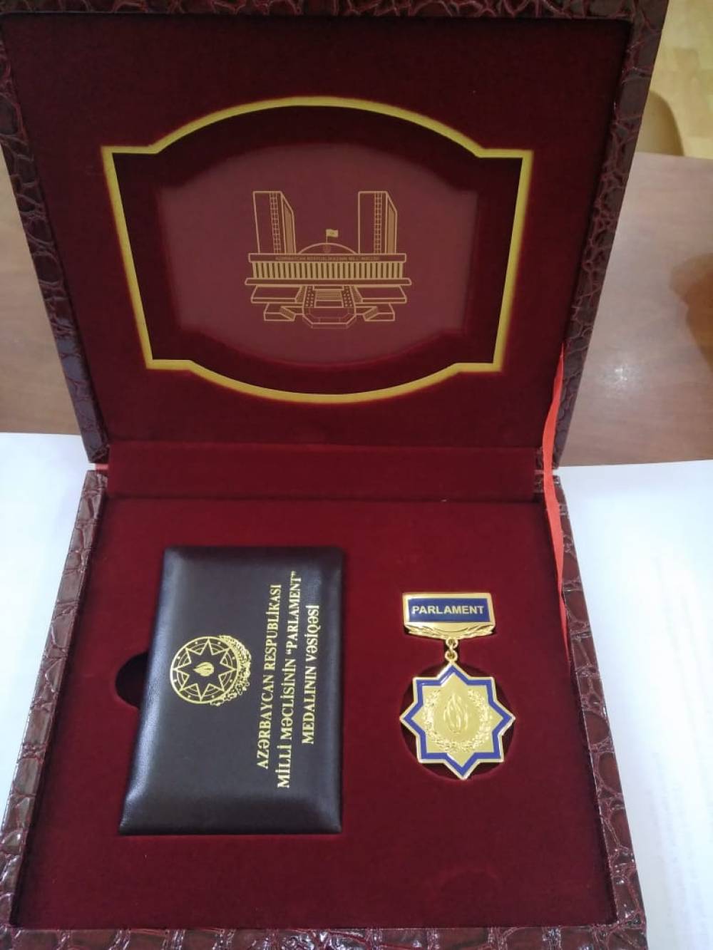 Ayten Mustafazade awarded with the medal “Parliament”