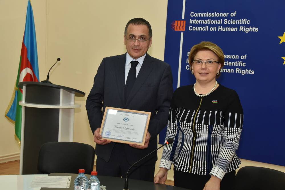 Ayten Mustafazade awarded the title “Honorary Professor”