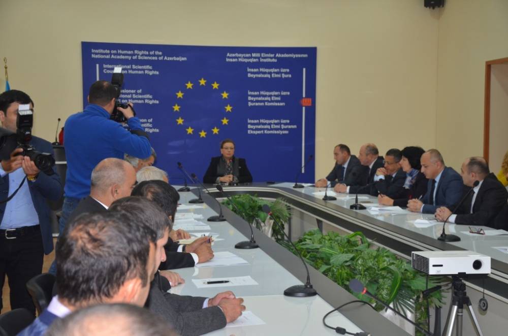 Round table on the theme “Azerbaijan’s 25 years fight against armenian terrorism” has been held at the Institute on Law and Human