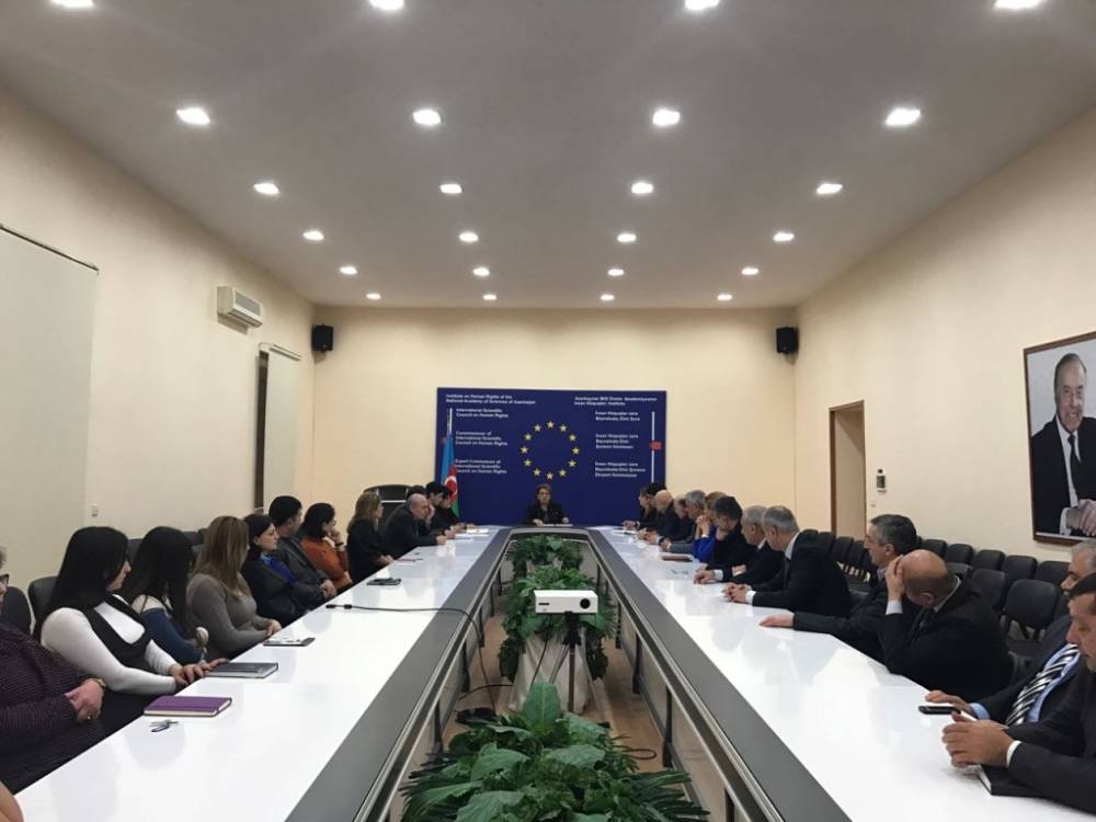 The event on the 25th anniversary of  Khojaly genocide was held at the institute on law and human rights