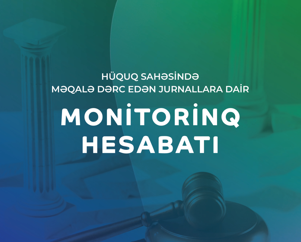 Monitoring report on journals publishing law papers